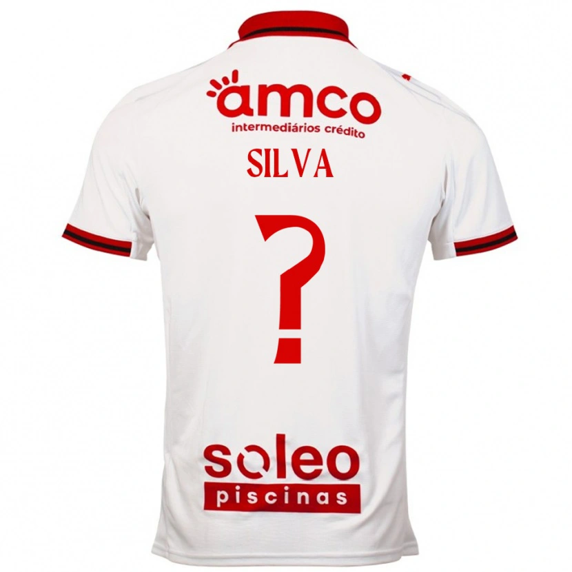 Danxen Women Santiago Silva #0 White Red Away Jersey 2025/26 T-Shirt