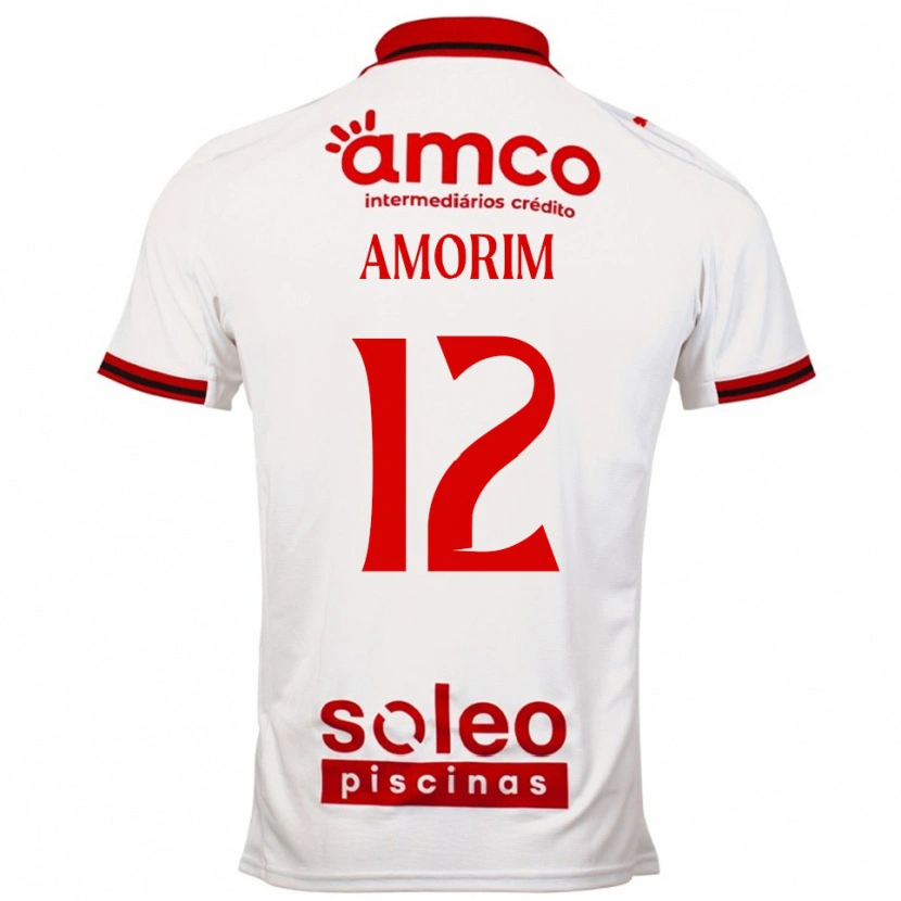 Danxen Women Renato Amorim #12 White Red Away Jersey 2025/26 T-Shirt