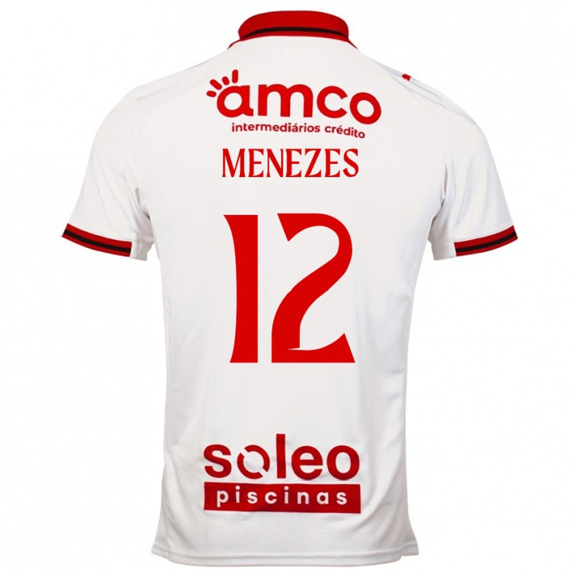 Danxen Women Gabriel Menezes #12 White Red Away Jersey 2025/26 T-Shirt