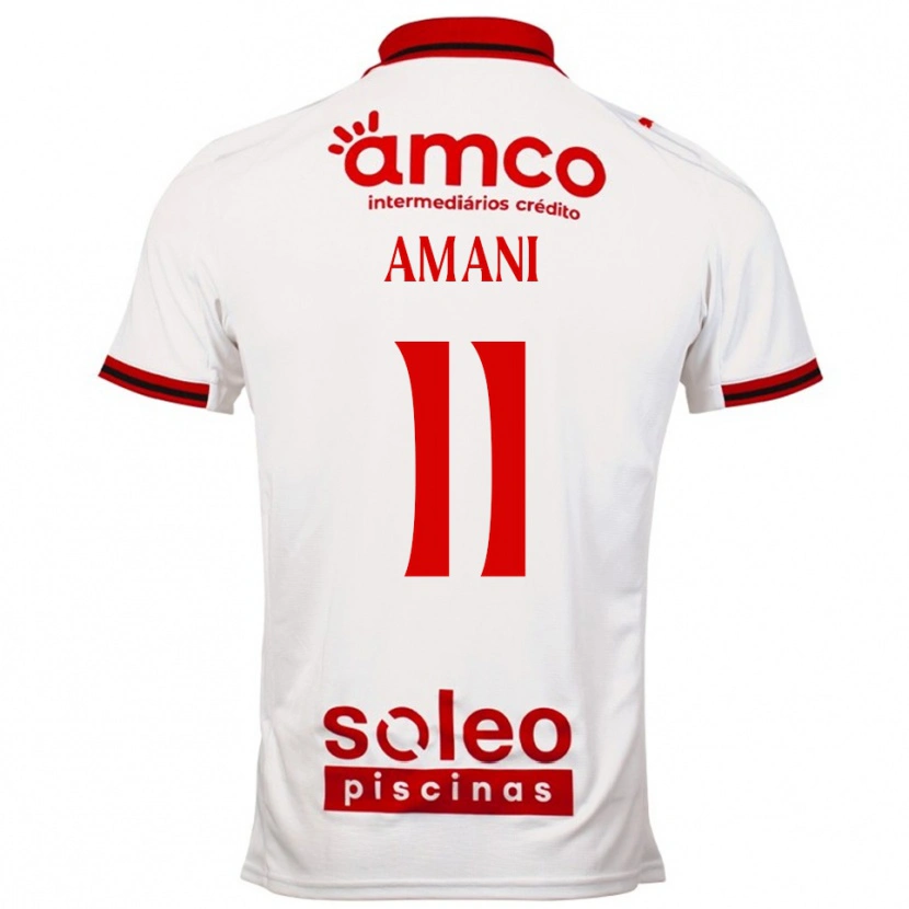 Danxen Women Jolina Amani #11 White Red Away Jersey 2025/26 T-Shirt