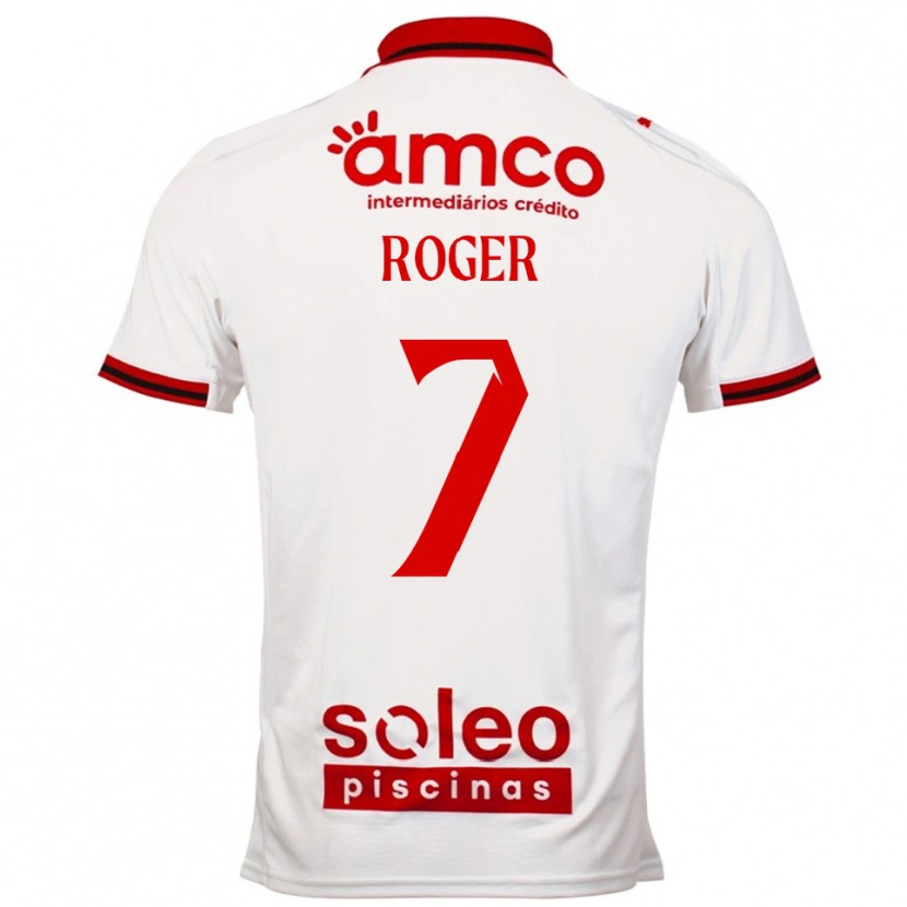 Danxen Women Roger #7 White Red Away Jersey 2025/26 T-Shirt