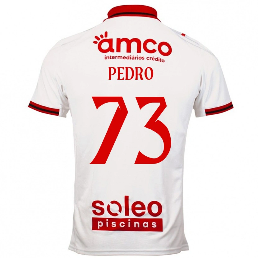 Danxen Women Zé Pedro #73 White Red Away Jersey 2025/26 T-Shirt