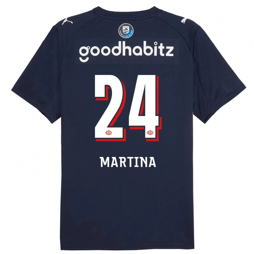 Danxen Women Shijona Martina #24 Navy White Away Jersey 2025/26 T-Shirt