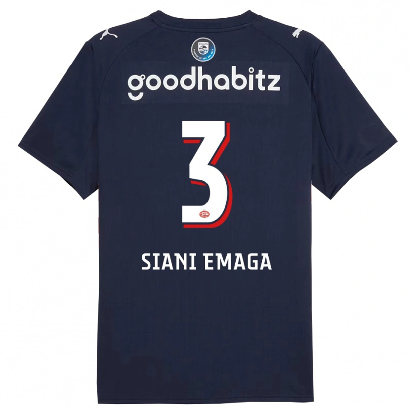 Danxen Women Ezechiel Siani Emaga #3 Navy White Away Jersey 2025/26 T-Shirt