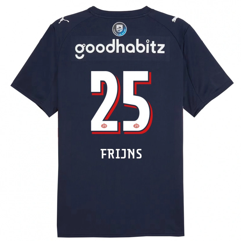Danxen Women Emma Frijns #25 Navy White Away Jersey 2025/26 T-Shirt