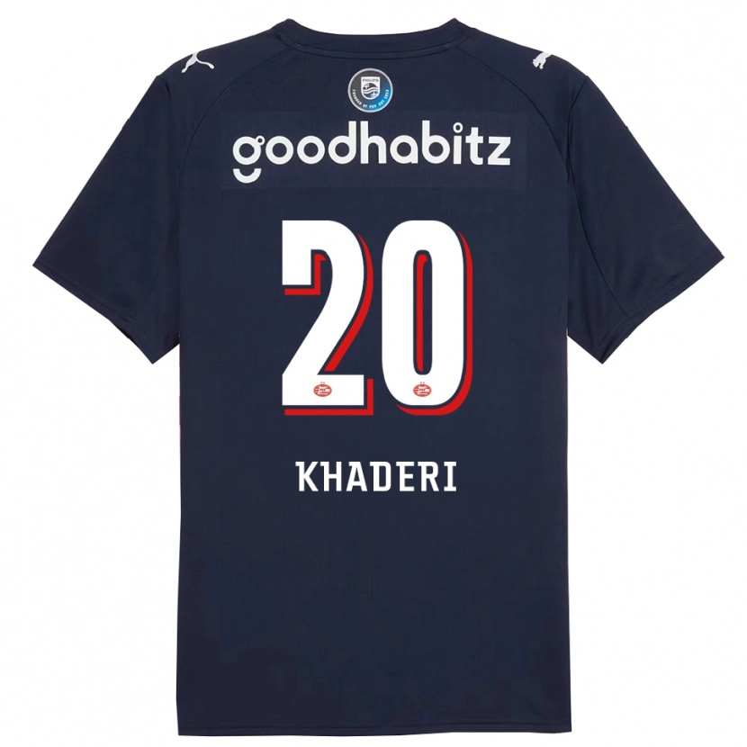 Danxen Women Benjamin Khaderi #20 Navy White Away Jersey 2025/26 T-Shirt