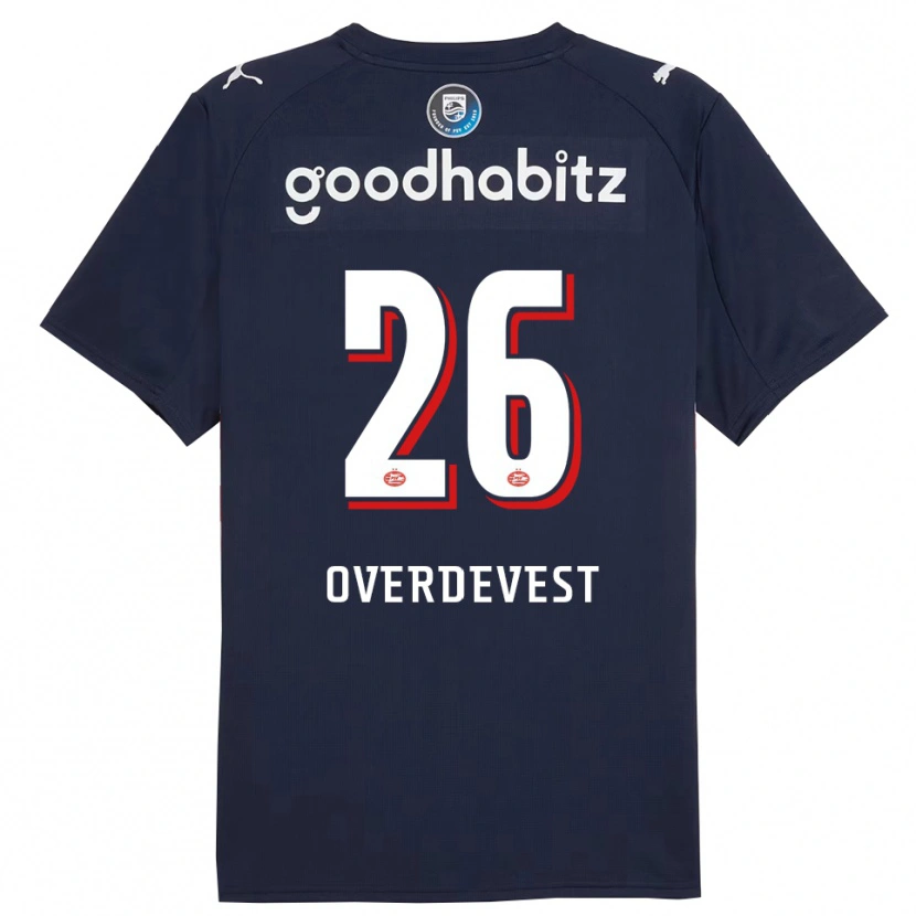 Danxen Women Marco Overdevest #26 Navy White Away Jersey 2025/26 T-Shirt