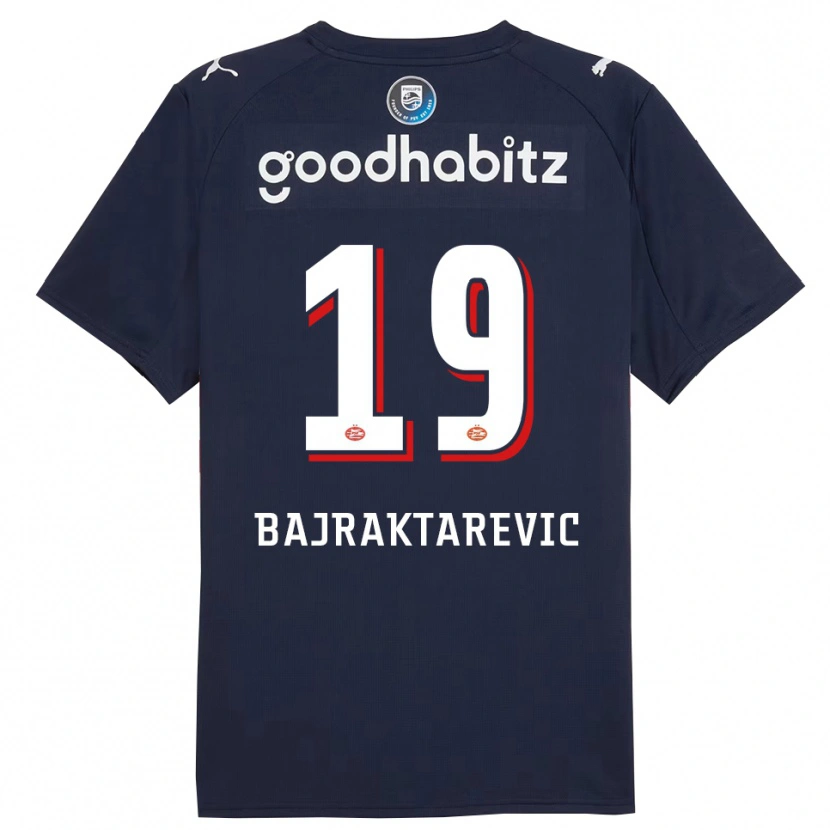 Danxen Women Esmir Bajraktarević #19 Navy White Away Jersey 2025/26 T-Shirt