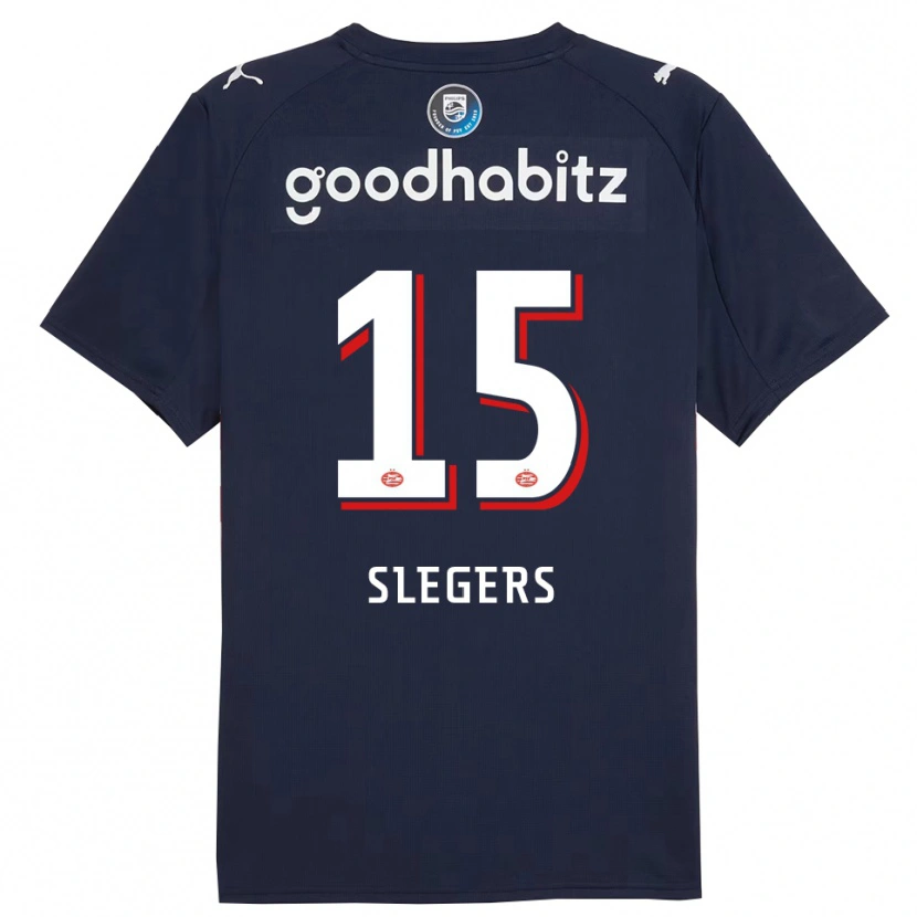Danxen Women Kor Slegers #15 Navy White Away Jersey 2025/26 T-Shirt