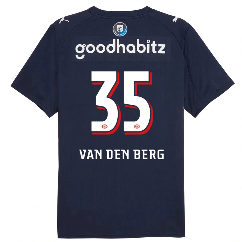 Danxen Women Joel Van Den Berg #35 Navy White Away Jersey 2025/26 T-Shirt