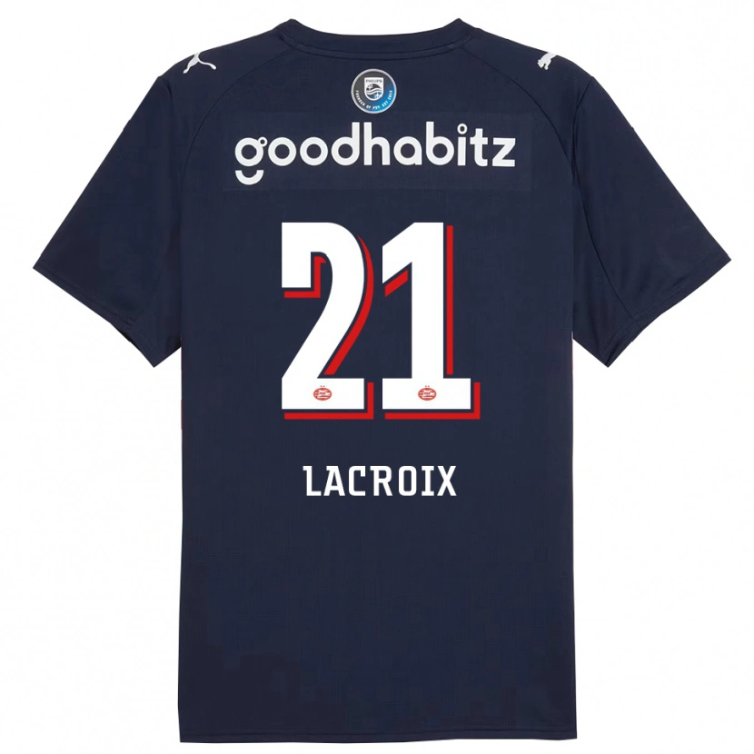 Danxen Women Robine Lacroix #21 Navy White Away Jersey 2025/26 T-Shirt