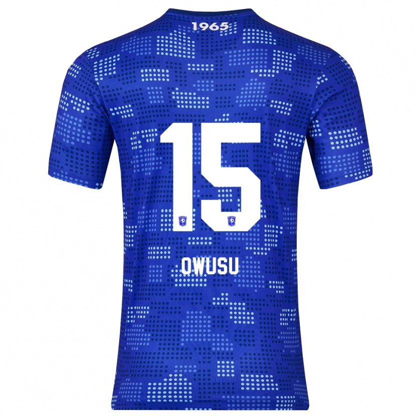 Danxen Women Emmanuel Owusu #15 Blue Sky Blue Away Jersey 2025/26 T-Shirt