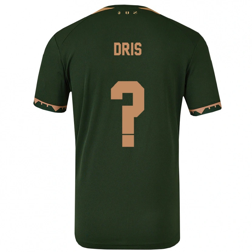 Danxen Women Sofiane Dris #0 Green Gold Away Jersey 2025/26 T-Shirt