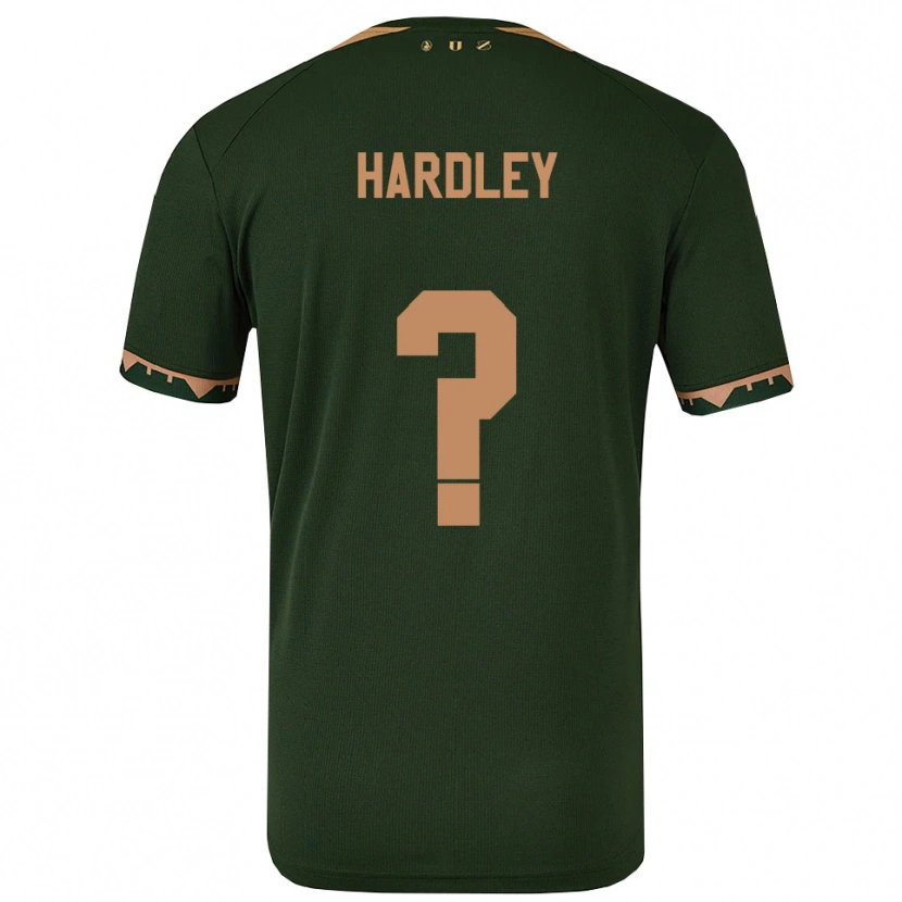 Danxen Women Björn Hardley #0 Green Gold Away Jersey 2025/26 T-Shirt