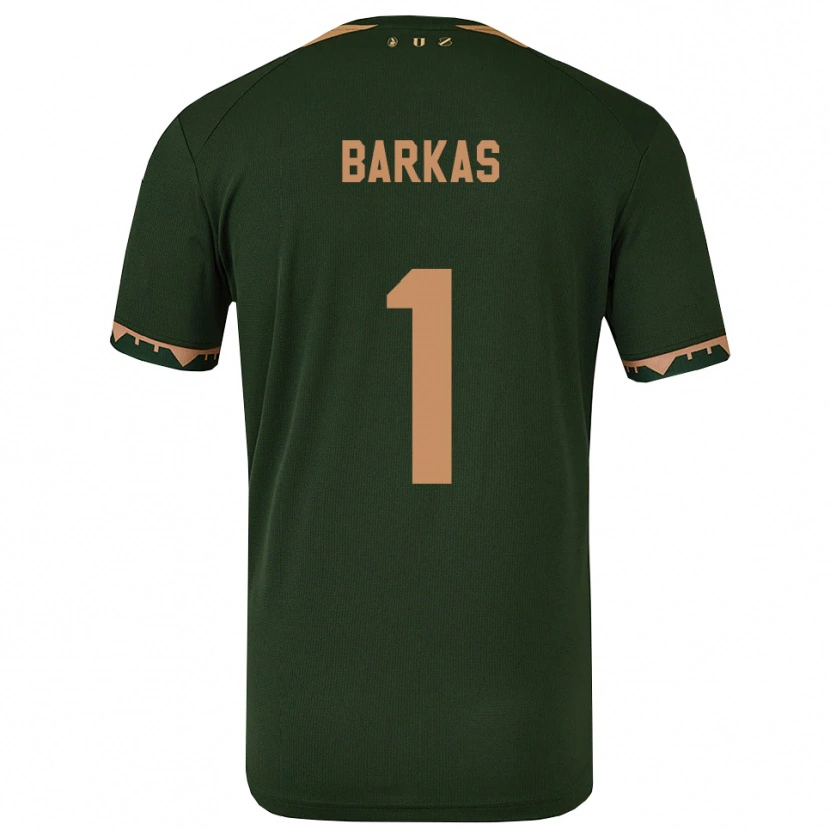 Danxen Women Vasilios Barkas #1 Green Gold Away Jersey 2025/26 T-Shirt
