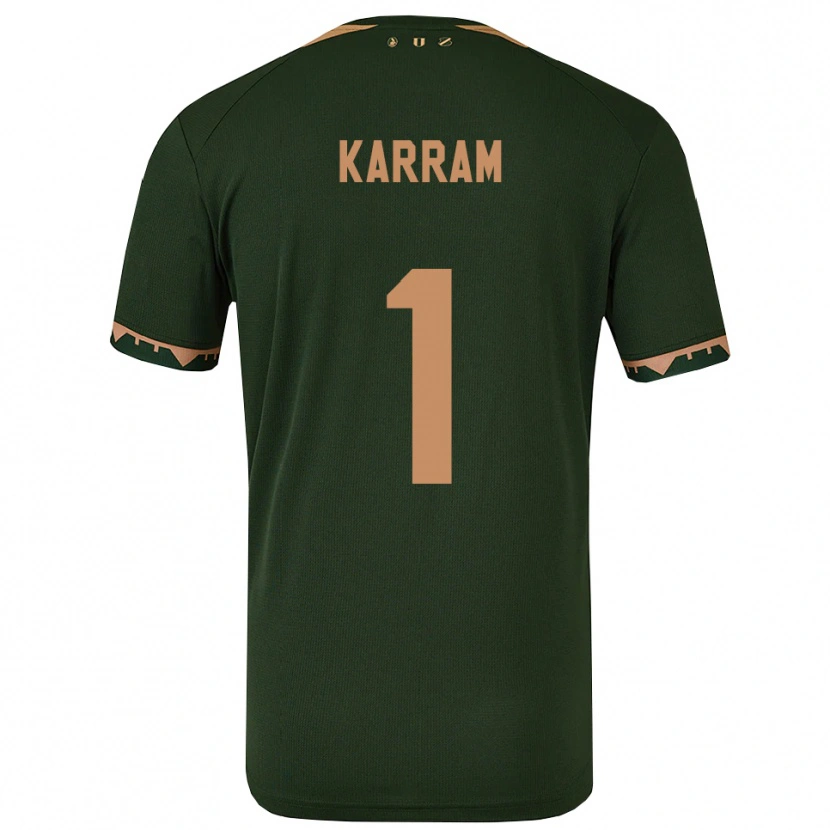 Danxen Women Faris Karram #1 Green Gold Away Jersey 2025/26 T-Shirt