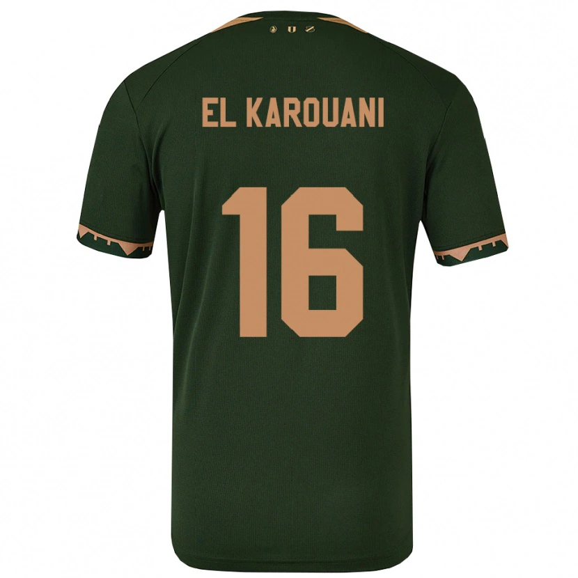 Danxen Women Souffian El Karouani #16 Green Gold Away Jersey 2025/26 T-Shirt
