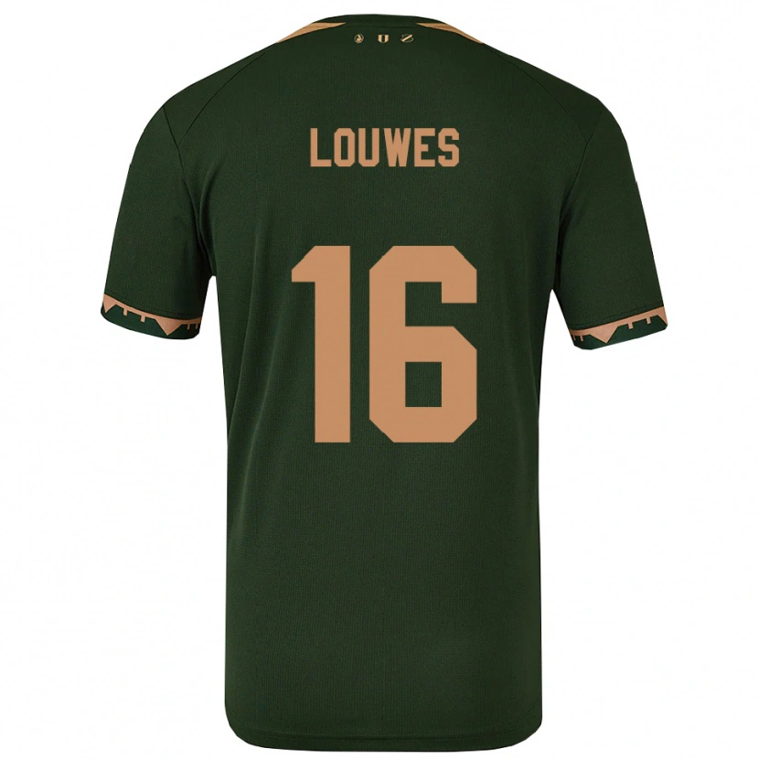 Danxen Women Puck Louwes #16 Green Gold Away Jersey 2025/26 T-Shirt