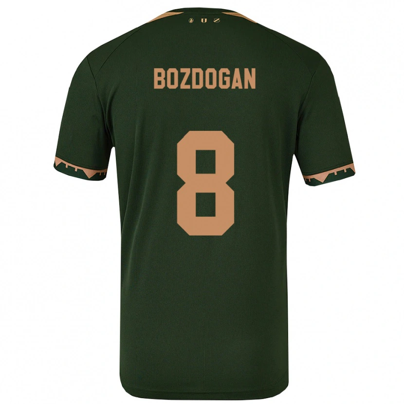 Danxen Women Can Bozdogan #8 Green Gold Away Jersey 2025/26 T-Shirt