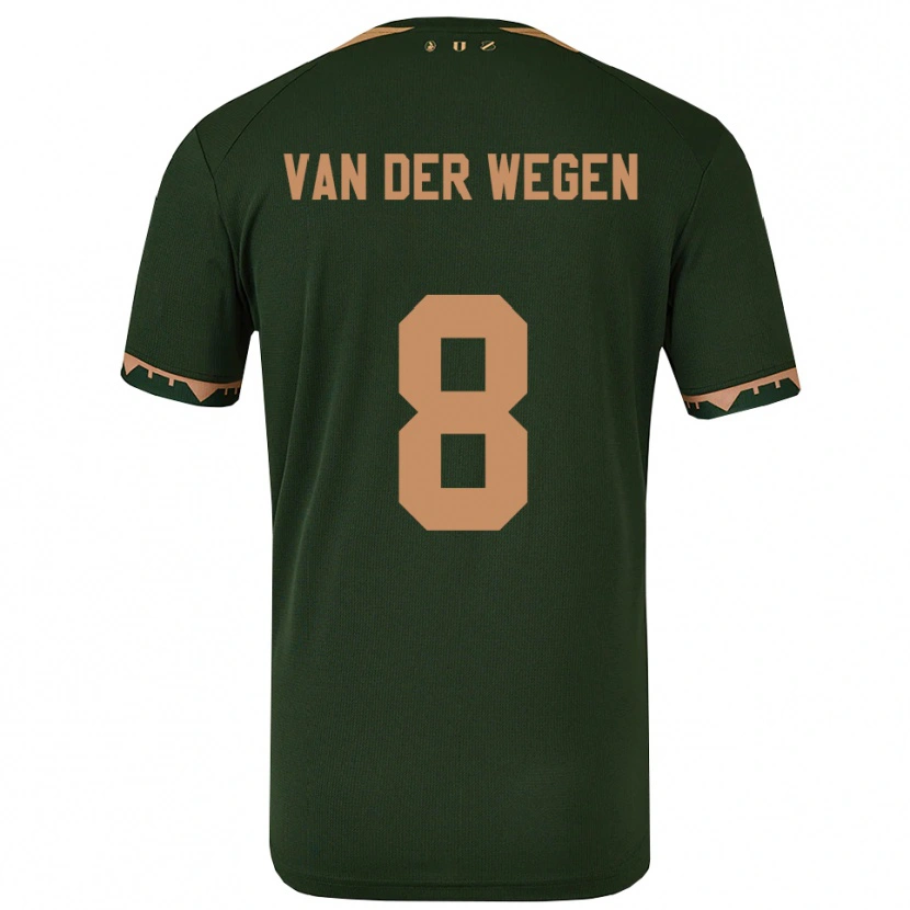 Danxen Women Sil Van Der Wegen #8 Green Gold Away Jersey 2025/26 T-Shirt