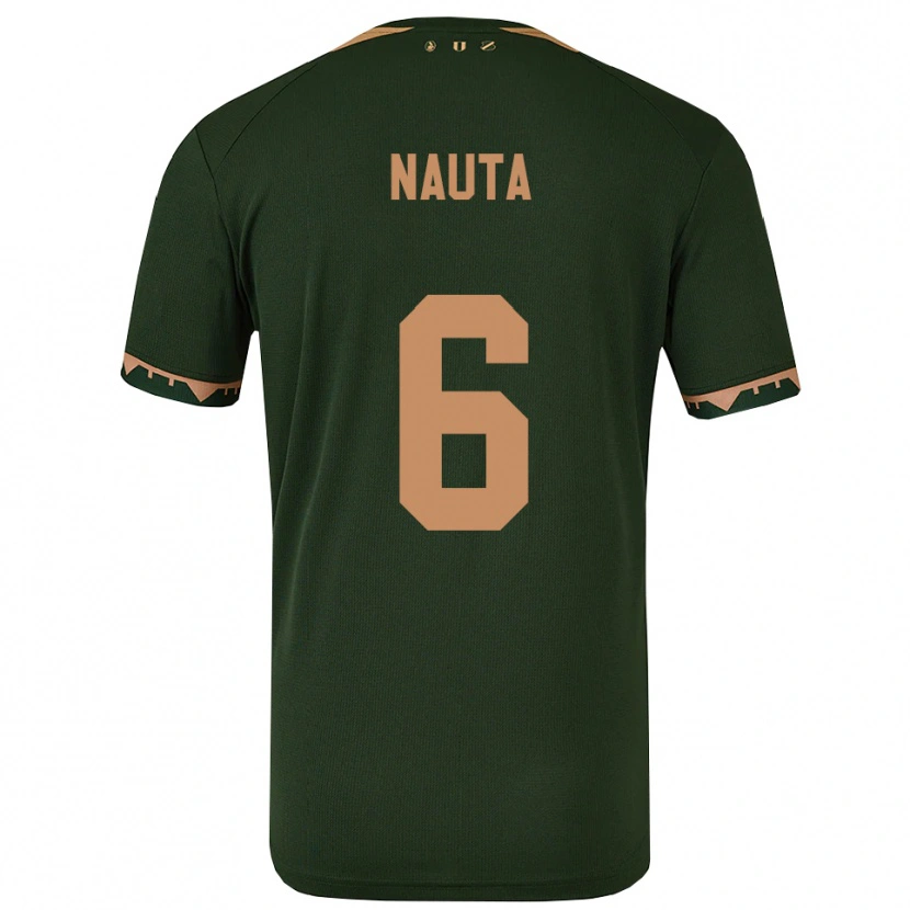 Danxen Women Ties Nauta #6 Green Gold Away Jersey 2025/26 T-Shirt
