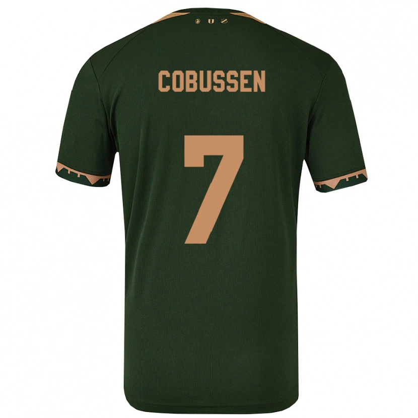 Danxen Women Sophie Cobussen #7 Green Gold Away Jersey 2025/26 T-Shirt