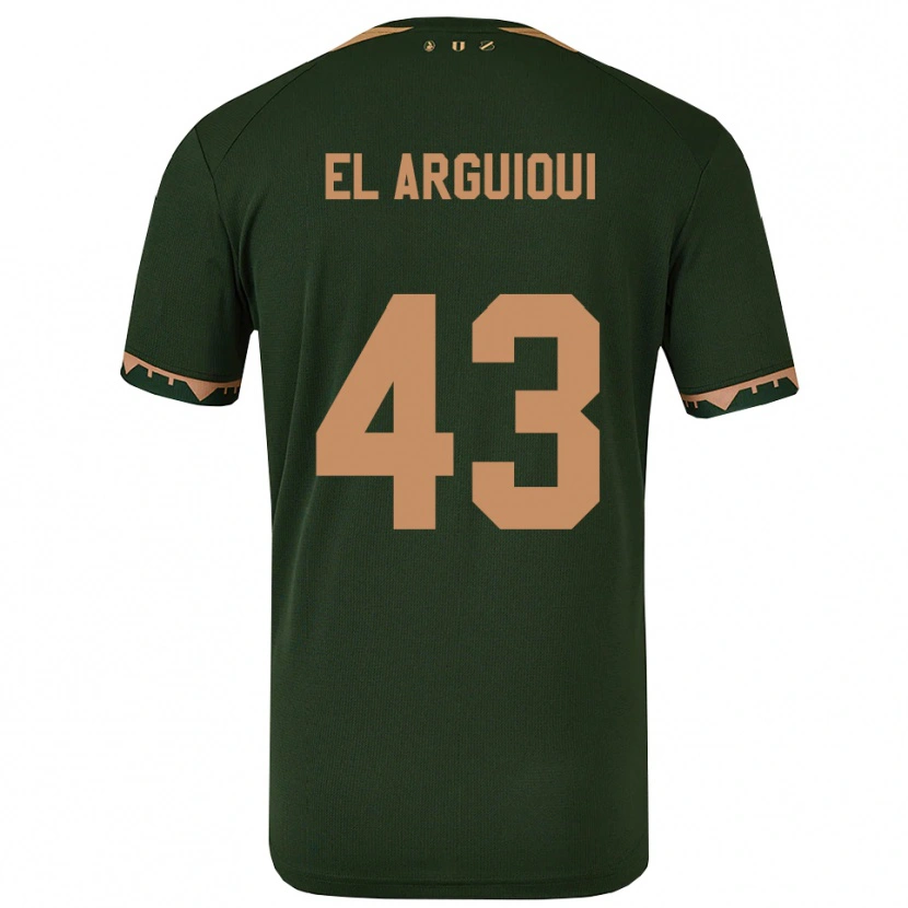 Danxen Women Rafik El Arguioui #43 Green Gold Away Jersey 2025/26 T-Shirt