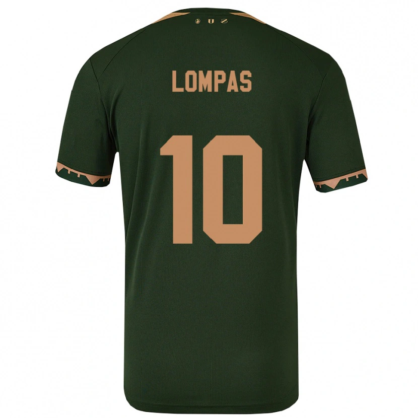Danxen Women Maximos Lompas #10 Green Gold Away Jersey 2025/26 T-Shirt
