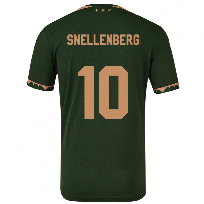 Danxen Women Maxime Snellenberg #10 Green Gold Away Jersey 2025/26 T-Shirt