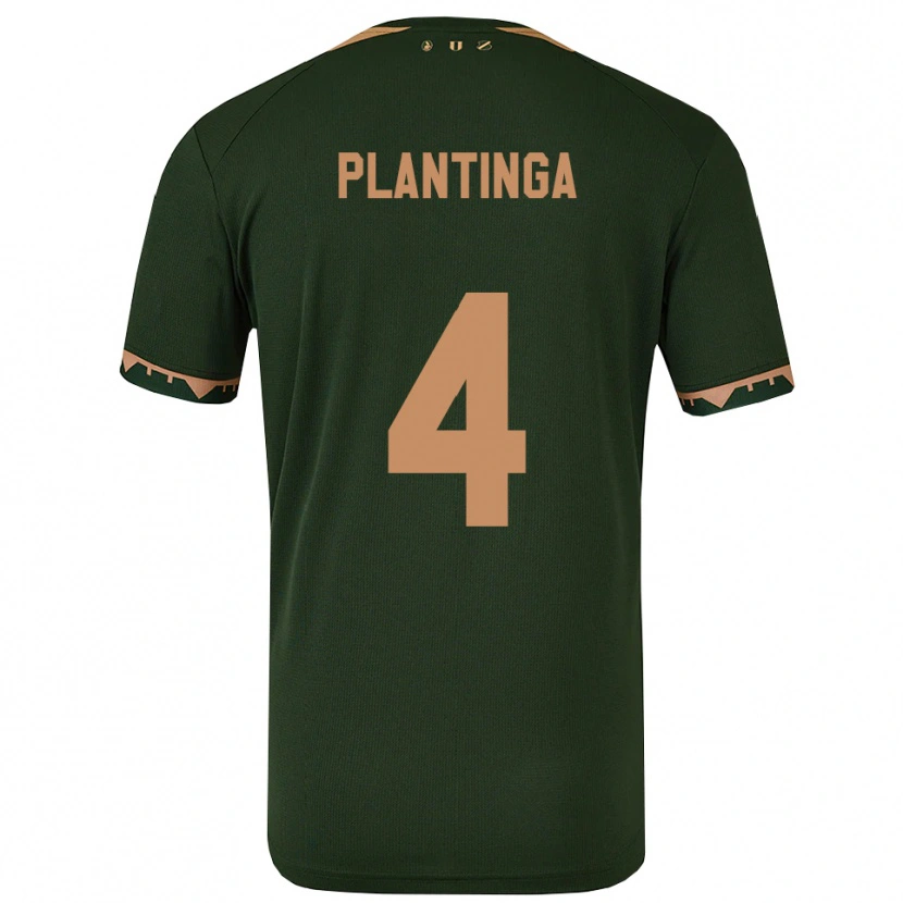 Danxen Women Viggo Plantinga #4 Green Gold Away Jersey 2025/26 T-Shirt