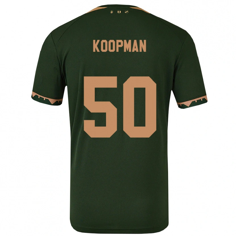 Danxen Women Kyra Koopman #50 Green Gold Away Jersey 2025/26 T-Shirt