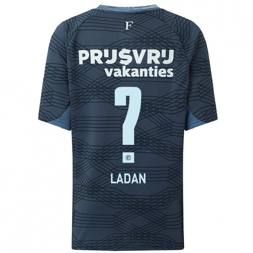Danxen Women Delano Ladan #0 Black Gray Away Jersey 2025/26 T-Shirt