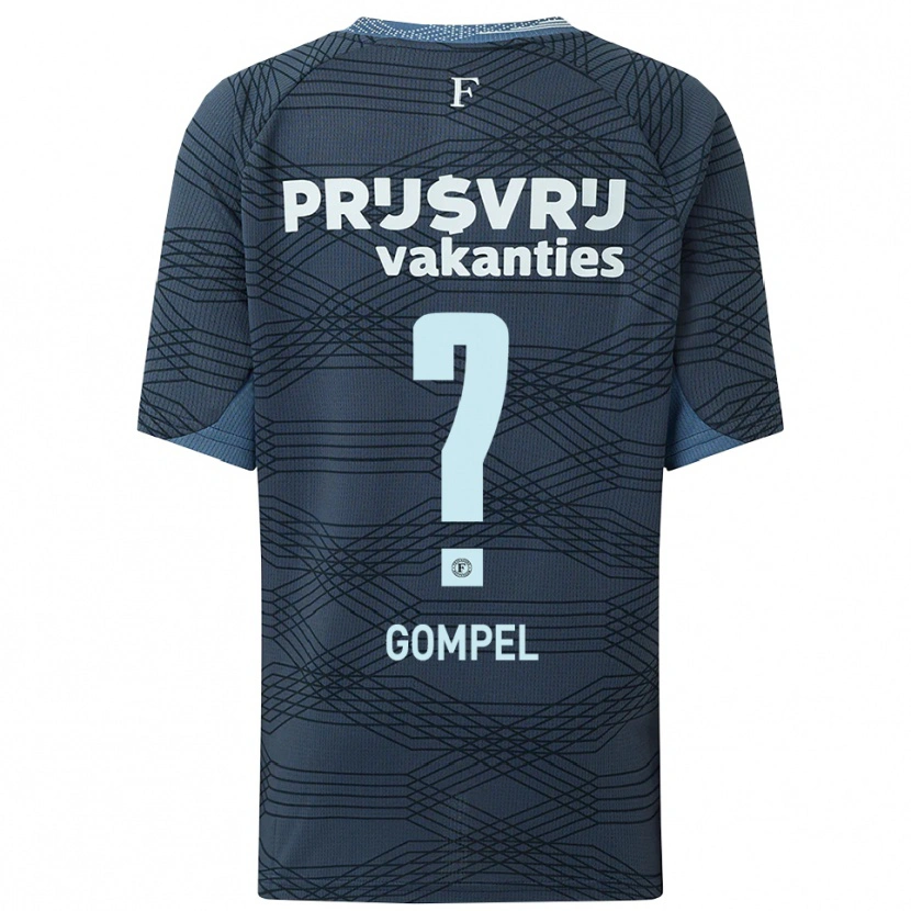 Danxen Women Moreno Gompel #0 Black Gray Away Jersey 2025/26 T-Shirt