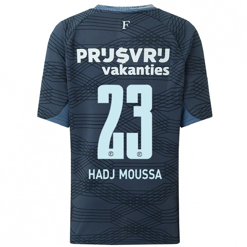 Danxen Women Anis Hadj Moussa #23 Black Gray Away Jersey 2025/26 T-Shirt
