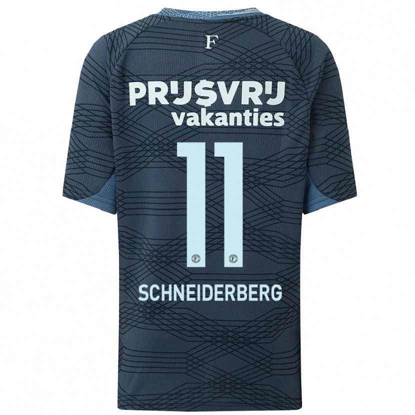 Danxen Women July Schneiderberg #11 Black Gray Away Jersey 2025/26 T-Shirt