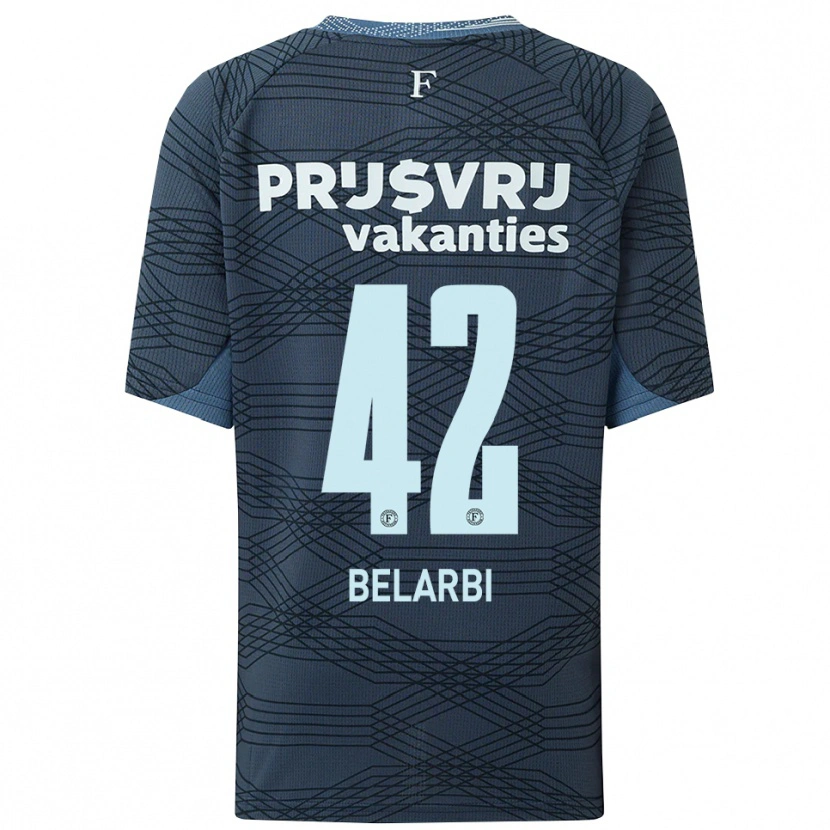 Danxen Women Abdel Belarbi #42 Black Gray Away Jersey 2025/26 T-Shirt