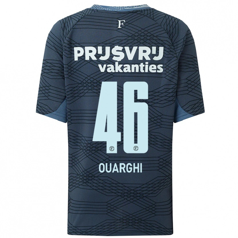 Danxen Women Ayoub Ouarghi #46 Black Gray Away Jersey 2025/26 T-Shirt