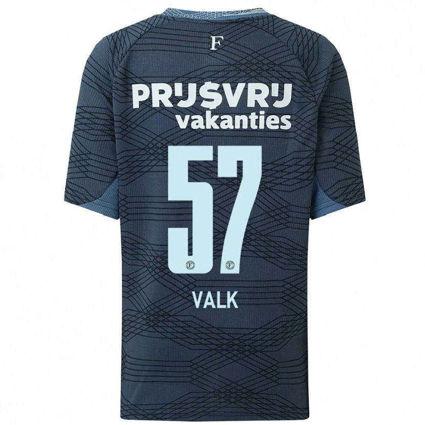 Danxen Women Sem Valk #57 Black Gray Away Jersey 2025/26 T-Shirt