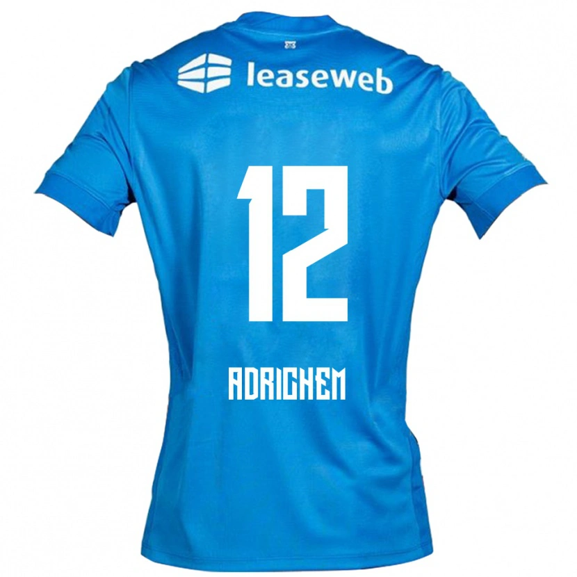 Danxen Women Mees Adrichem #12 Blue White Away Jersey 2025/26 T-Shirt