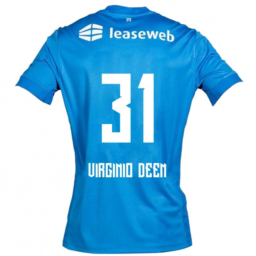 Danxen Women Daniël Virginio Deen #31 Blue White Away Jersey 2025/26 T-Shirt
