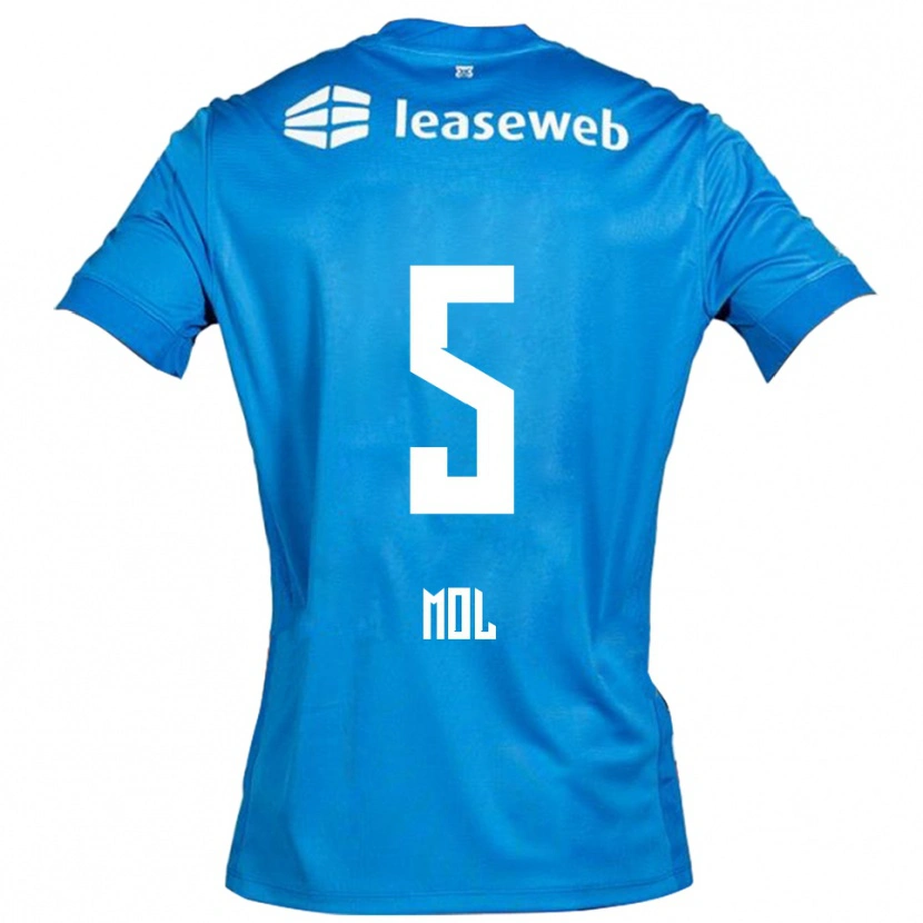 Danxen Women Camie Mol #5 Blue White Away Jersey 2025/26 T-Shirt