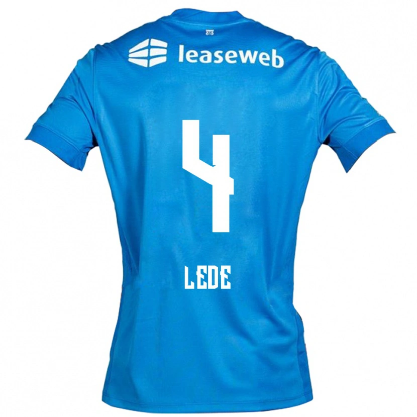Danxen Women Quincy Lede #4 Blue White Away Jersey 2025/26 T-Shirt