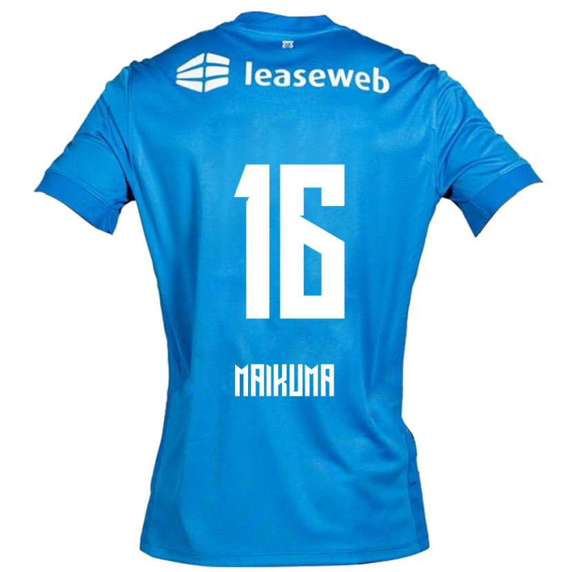 Danxen Women Seiya Maikuma #16 Blue White Away Jersey 2025/26 T-Shirt