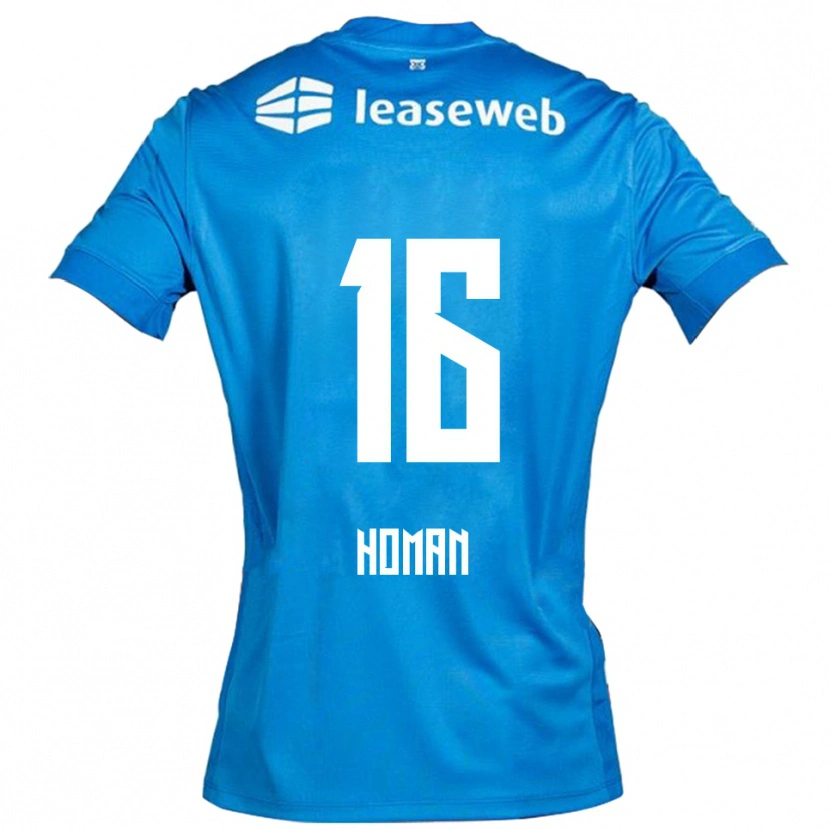 Danxen Women Nick Homan #16 Blue White Away Jersey 2025/26 T-Shirt