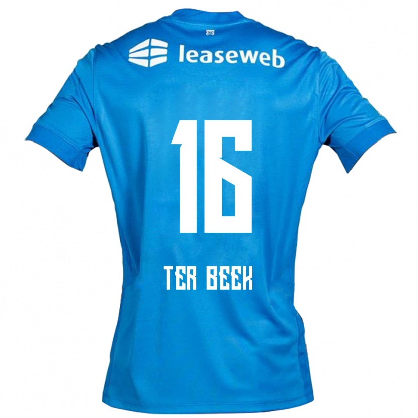Danxen Women Kai Ter Beek #16 Blue White Away Jersey 2025/26 T-Shirt