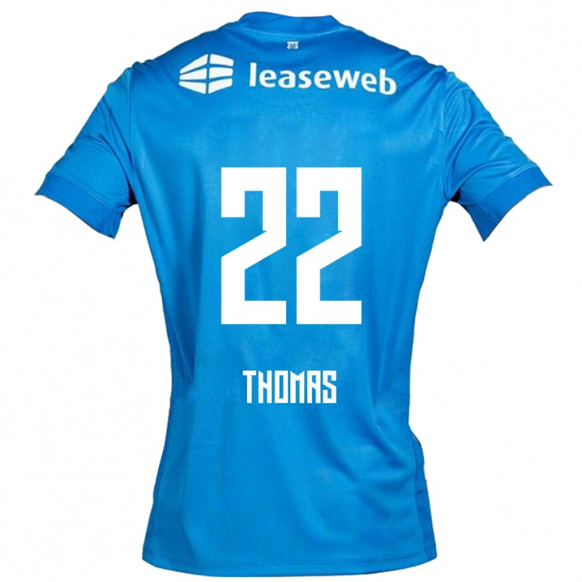 Danxen Women Kealyn Thomas #22 Blue White Away Jersey 2025/26 T-Shirt