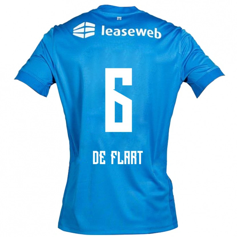 Danxen Women Onne De Flart #6 Blue White Away Jersey 2025/26 T-Shirt