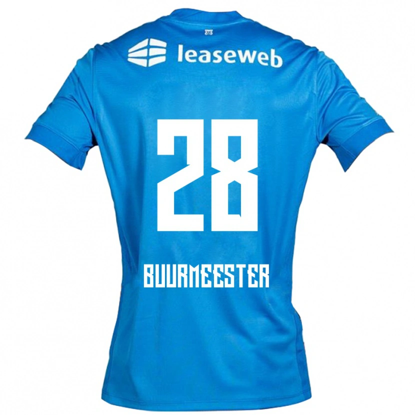 Danxen Women Zico Buurmeester #28 Blue White Away Jersey 2025/26 T-Shirt