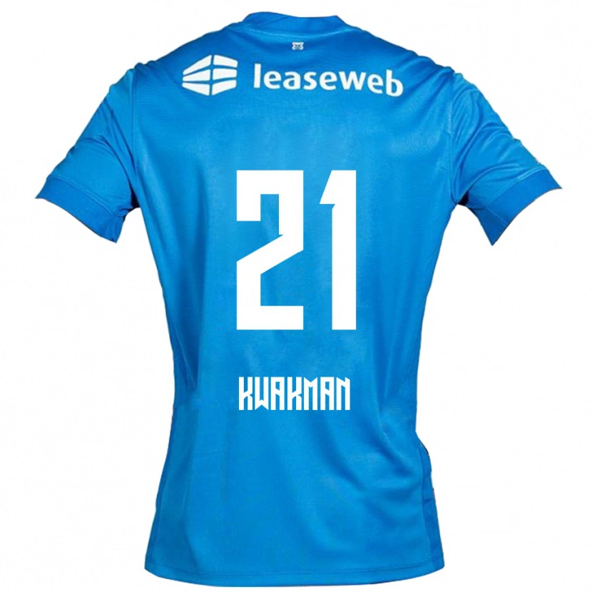 Danxen Women Dave Kwakman #21 Blue White Away Jersey 2025/26 T-Shirt