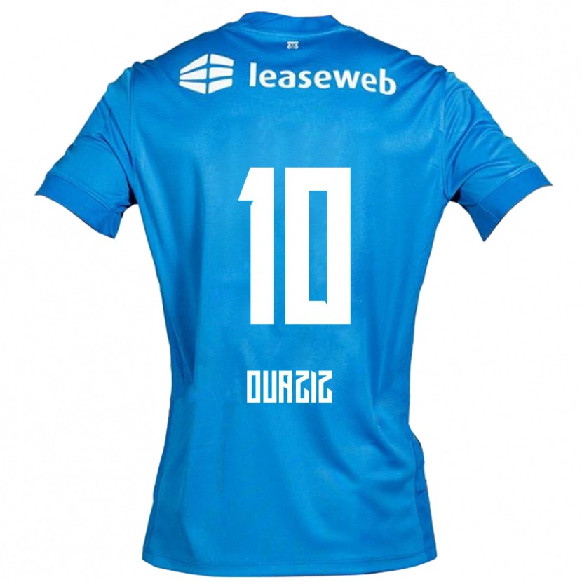 Danxen Women Adam Ouaziz #10 Blue White Away Jersey 2025/26 T-Shirt